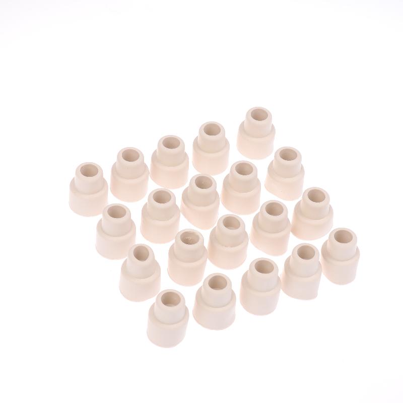 20Pcs Lab Rubber Stopper Reverse Cap Anti Mouth Rubber Sealing Plug 14# 16# 19# 24# Rubber Cap For Laboratory Bottles