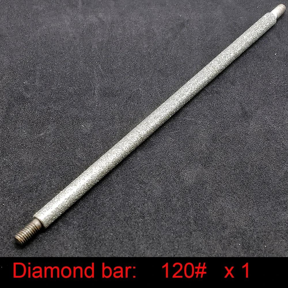 80-3000# 6mm Zylinder Diamantstein Schärfstab Wetzstein Passend für Ruixin Schärfer Sägemesser Scimitar Messer Schleifen