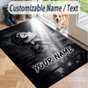 Custom Text Demon Slayer Pattern Floor Rug Soft Indoor Carpet Mat Living Room Bedroom
