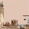 Wallpaper Fabric Pattern Cream, Beige and White for Living Room and Bedroom 50x1000