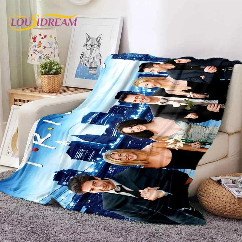 Latest Friends Classics TV 3D Soft Flannel Blankets,Throw Blanket Comfortable Blanket for Picnic Beds Sofa Home Bedroom Gift Kid