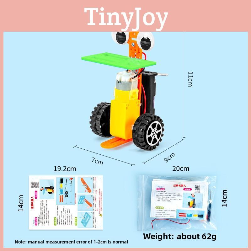 Science Experiment Diy Delivery Robot Kit With Electric Components For Childrens Stem Learning