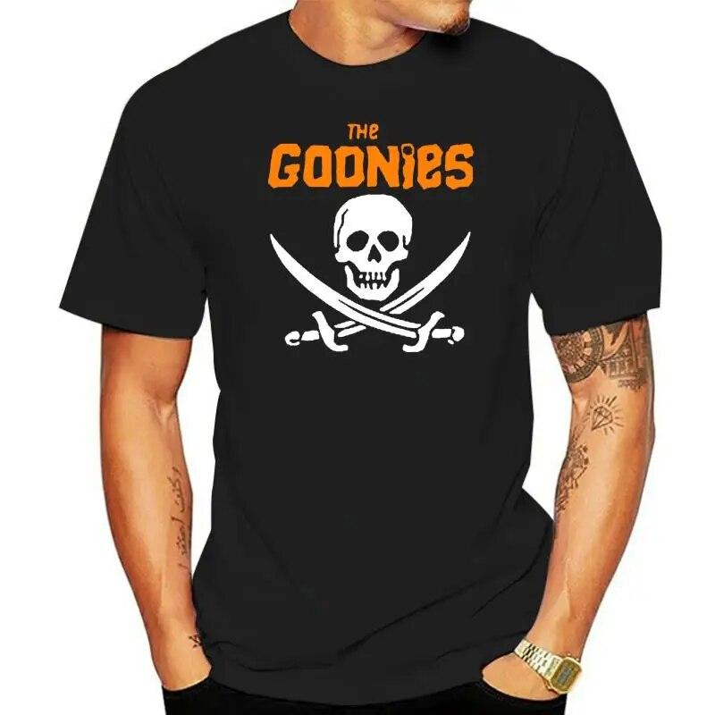 

Новая черная футболка унисекс с логотипом The Goonies, размер S-3XL, подарок на день рождения, футболка