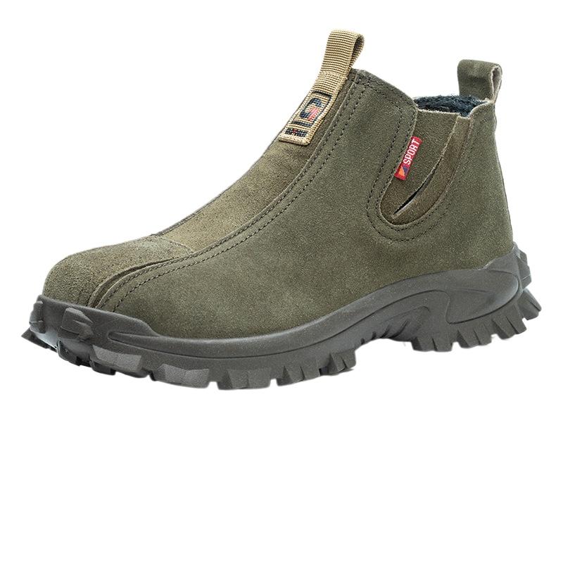 Обувь для сварщиков мужская противоударная противопрокольная дышащая легкая износостойкая и устойчивая к высоким температурам 42 4720₽