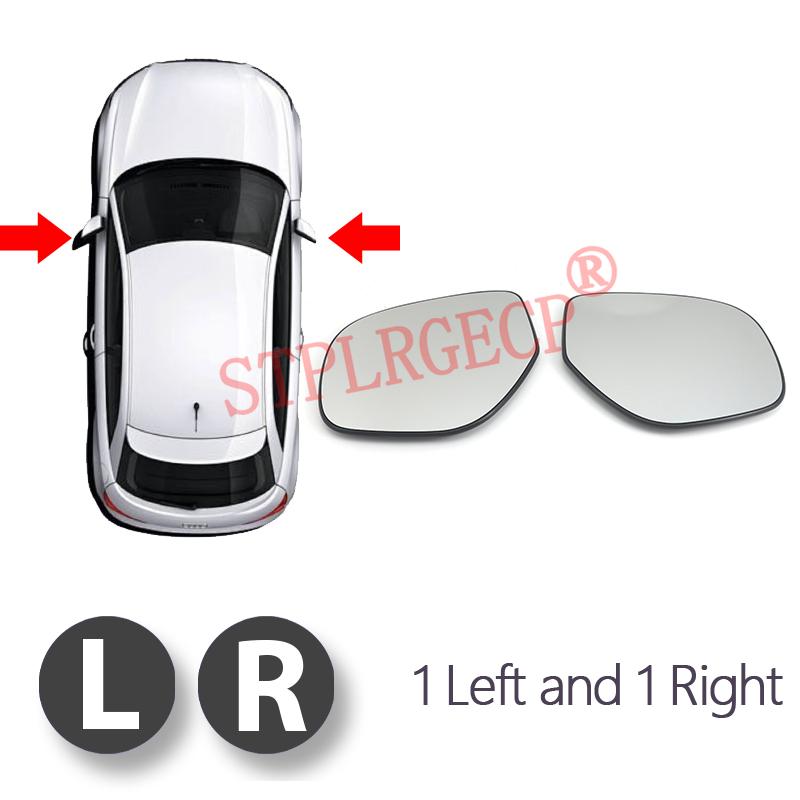 Verre chauffant de rétroviseur latéral de remplacement avec plaque pour Citroën C4 Aircross 4008 2012-2017