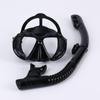 Maschera da Immersione in Silicone per Bambini e Adulti con Snorkel - Lente in Vetro Temperato HD, Montatura Grande