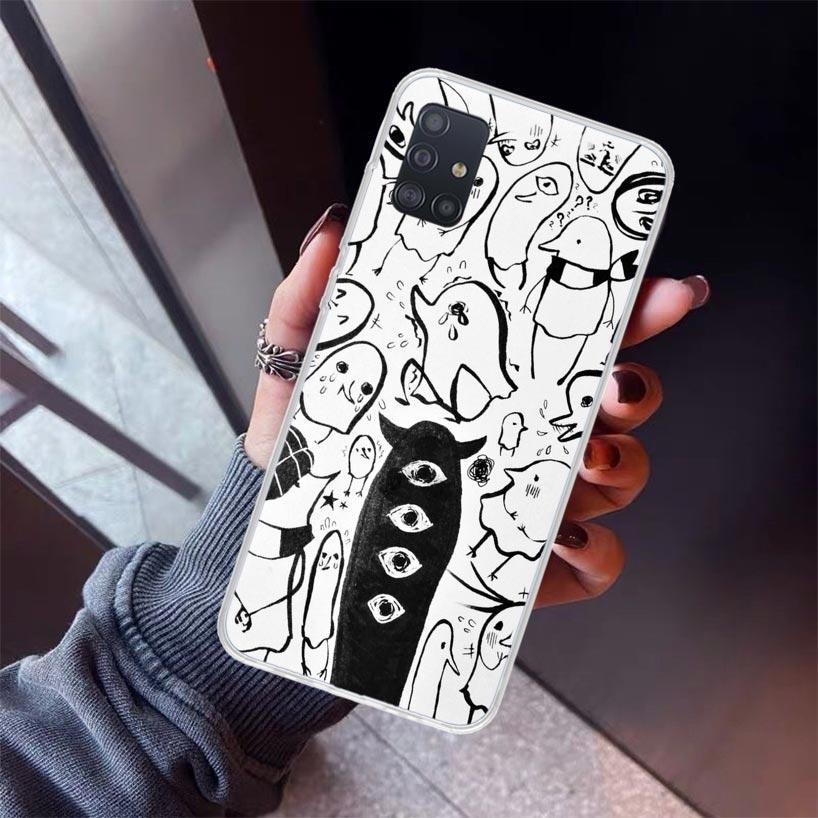 Oyasumi Punpun Phone Case For Samsung Galaxy A12 A52S A42 A32 A22 A51 A50 Note 20 Ultra 10 S10 Plus A71 A70 A31 A30 A10S Galaxy