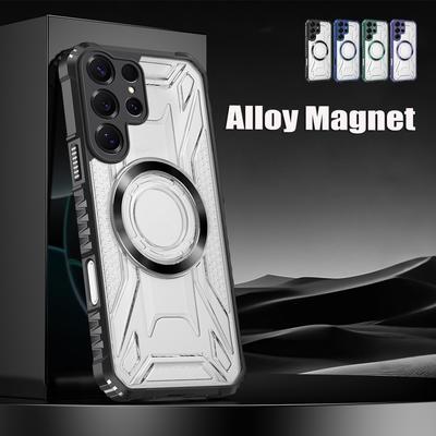 Legierungsmagnet für Magsafe Hülle für Für Samsung Galaxy S25 S24 S23 Ultra Plus S22 S21 FE A05 A32 A15 A34 A24 A25 A06 A16 A26 A35 A55