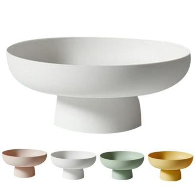 Fruit Bowl Round Drain Fruit Basket Contemporary Kitchen Counter Dining Table Center Decor Home Decor Containers