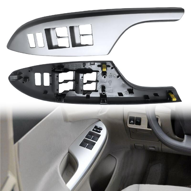 Front Rear Master Power Window Switch Bezel Trim For Toyota Corolla 2007 2008 2009 2010 2011 2012 2013 Power Window Switch Panel