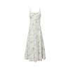 Giovanni Valentino Women's Floral High-Waist Suspender Dress