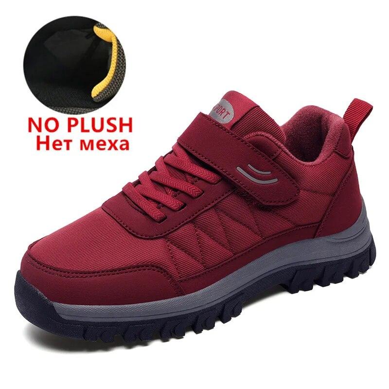 

Зимние мужские ботинки. Очень теплые плюшевые мужские ботильоны. Замшевые кожаные кроссовки. Парные уличные прогулочные ботинки. Нескользящая защитная обувь. 34