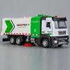 Sanitation Garbage Music Toy with Light & Truck Scale Realistic Street Sweeper Model Ornament No Battery