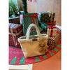 Plush Tote Bag Retro Cute Hand-held Wool Bag Double-sided Back Imitation Lamb Wool Women's Hand Bag