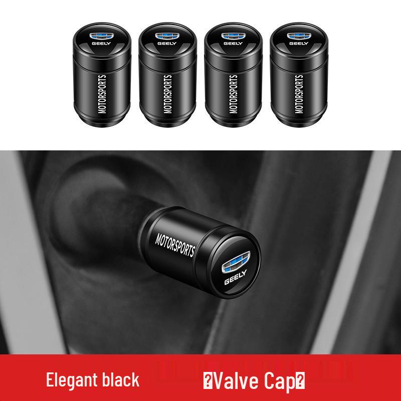 Geely Car Tire Valve Stem Caps for Emgrand, Xingyue L, Boyue Pro, Borui, and Vision Models