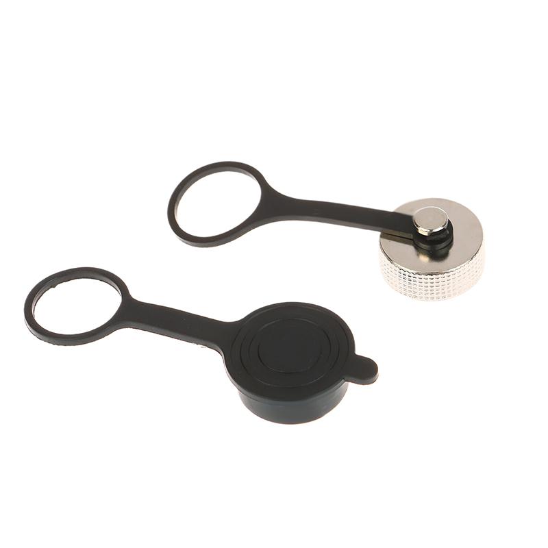 1 para Gx16 Złącze Wtyk Pokrywa Wodoodporna Pyłoszczelna Gumowa Metalowa Nakładka Okrągłe Złącze Ochronne Tuleje Gniazda