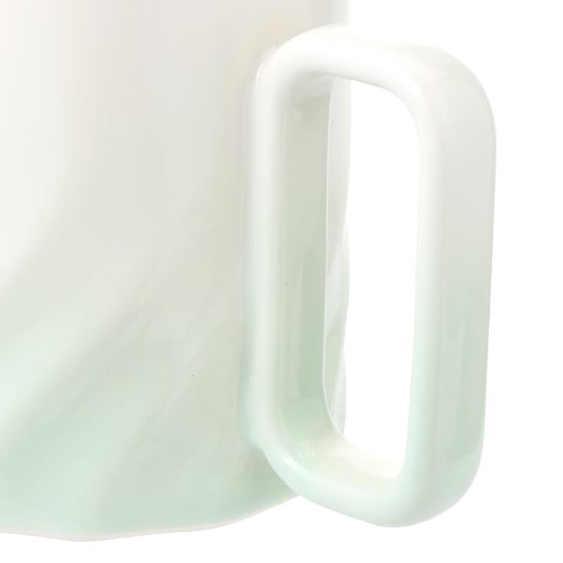 Taza de Cerámica con Insignia Verde Menta Transparente de Starbucks