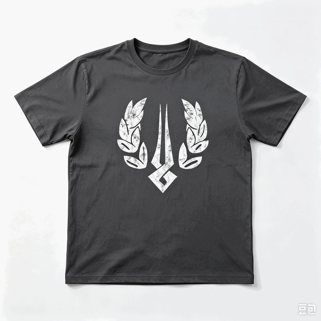Hades Game Laurel Wreath Logo T Shirt Vintage Graphic Print Short Sleeve Tee Unisex Oversized Casual Streetwear Top for Gamer Fans Daily Wear