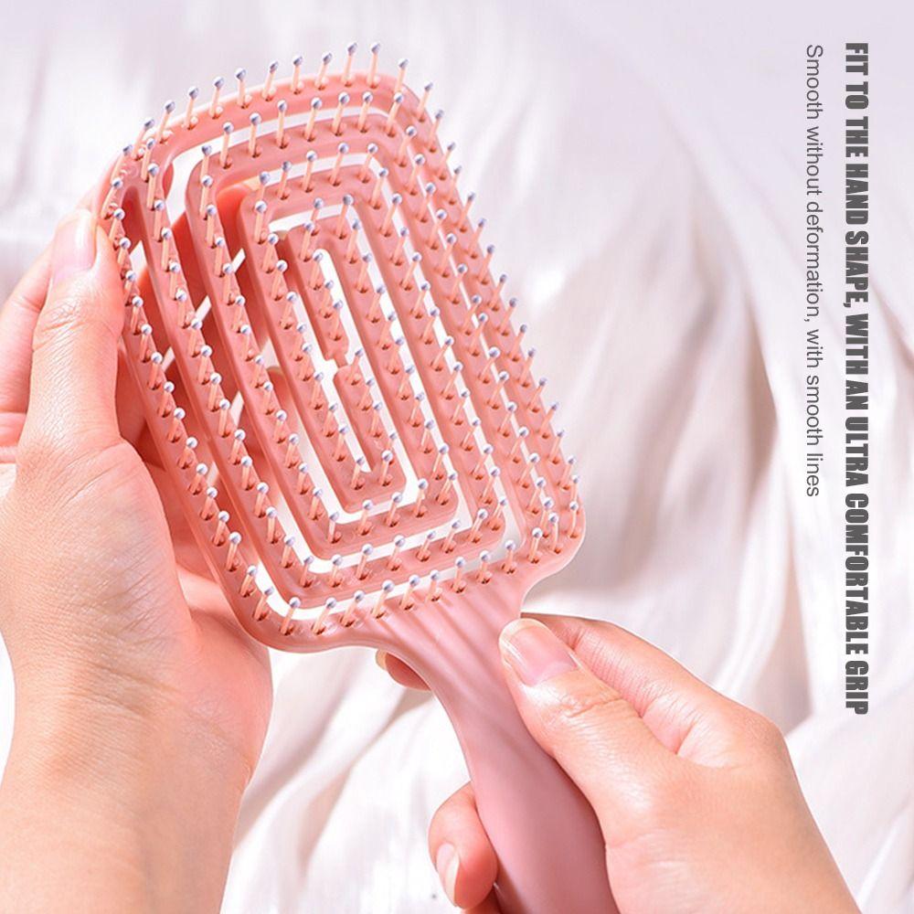 Soft Pins Massage Comb Flexible Hair Combs Beauty Curly Hairbrush