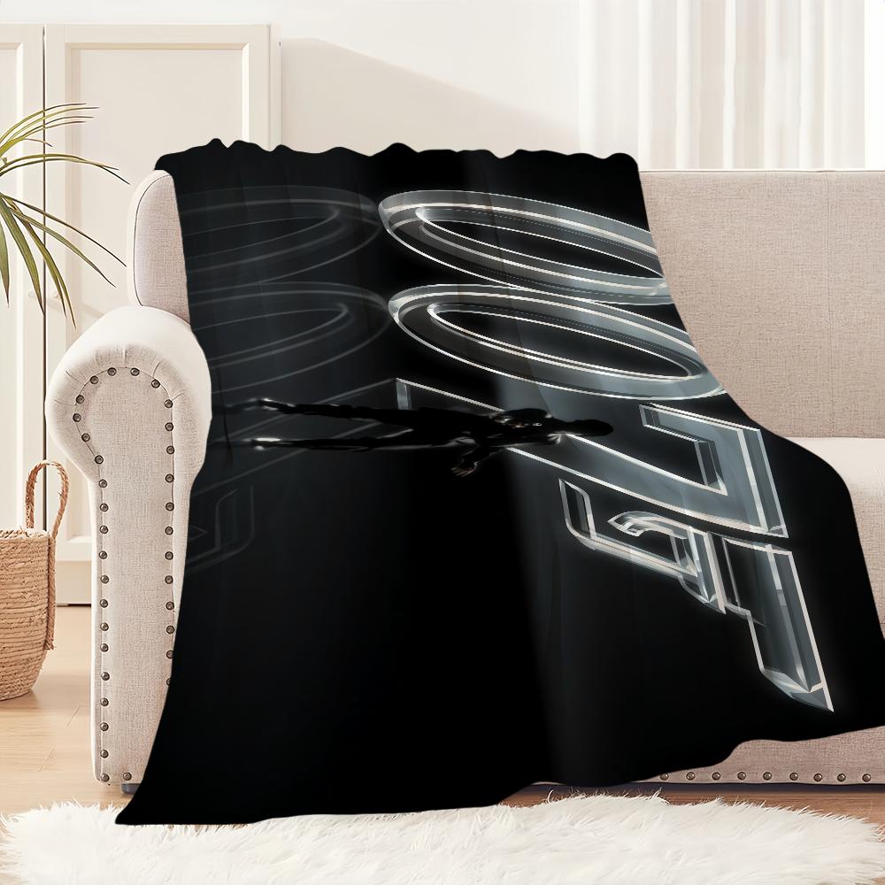 

Special J-James B-Bonds Agent Suspense Blanket Travel And Gift Comfort Soft Plush Suitable For Sofa Living Room Office Bedroom 100x150CM