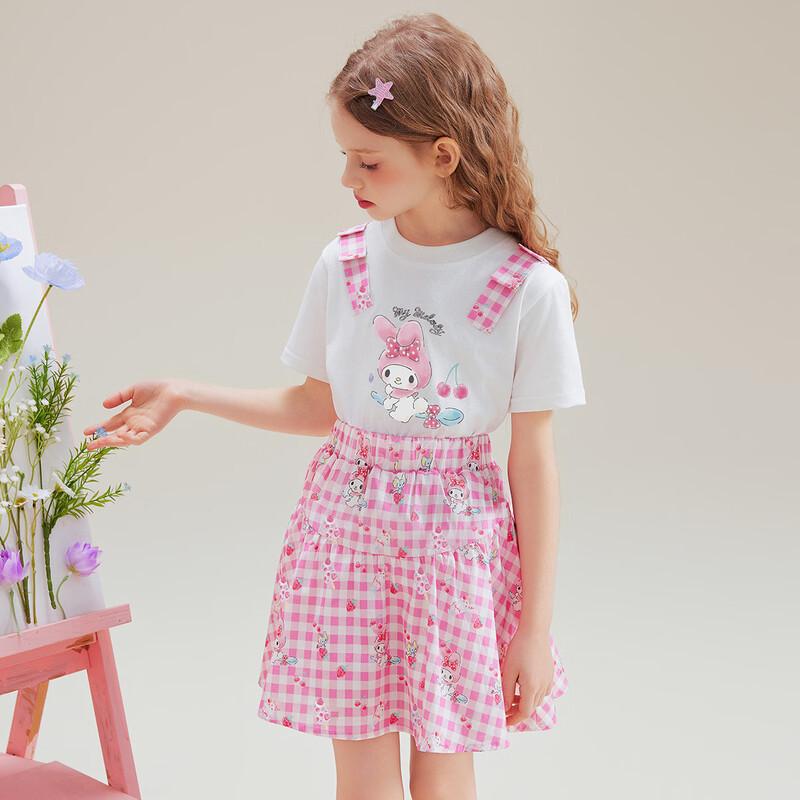 

Hello Kitty Girls 2026 Summer T-Shirt & Skirt Set 110