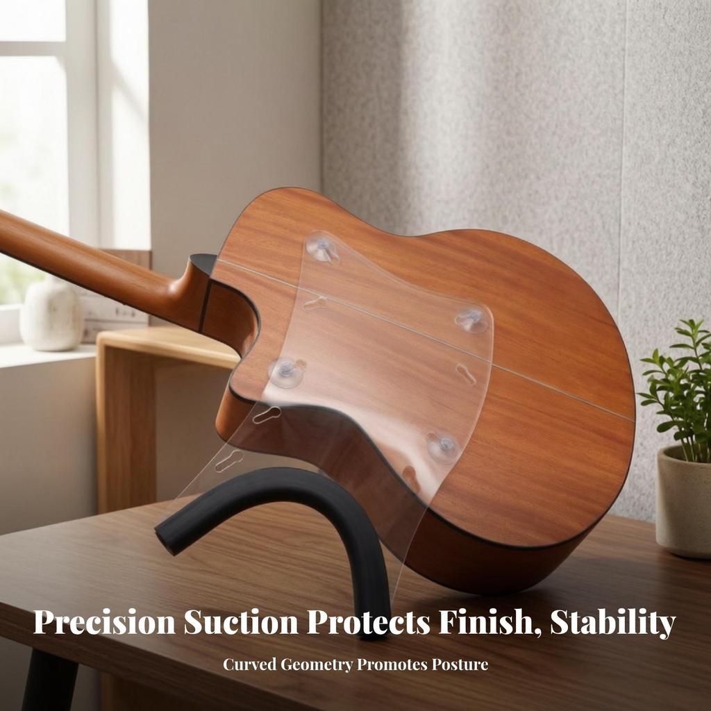 Acrylic Guitar Rest Non-Slip Accessory for Practice