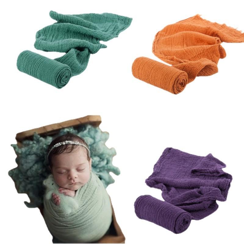 Baby Photography Wrap With Stretchy Cotton Fabric For Newborn Photo Shoots