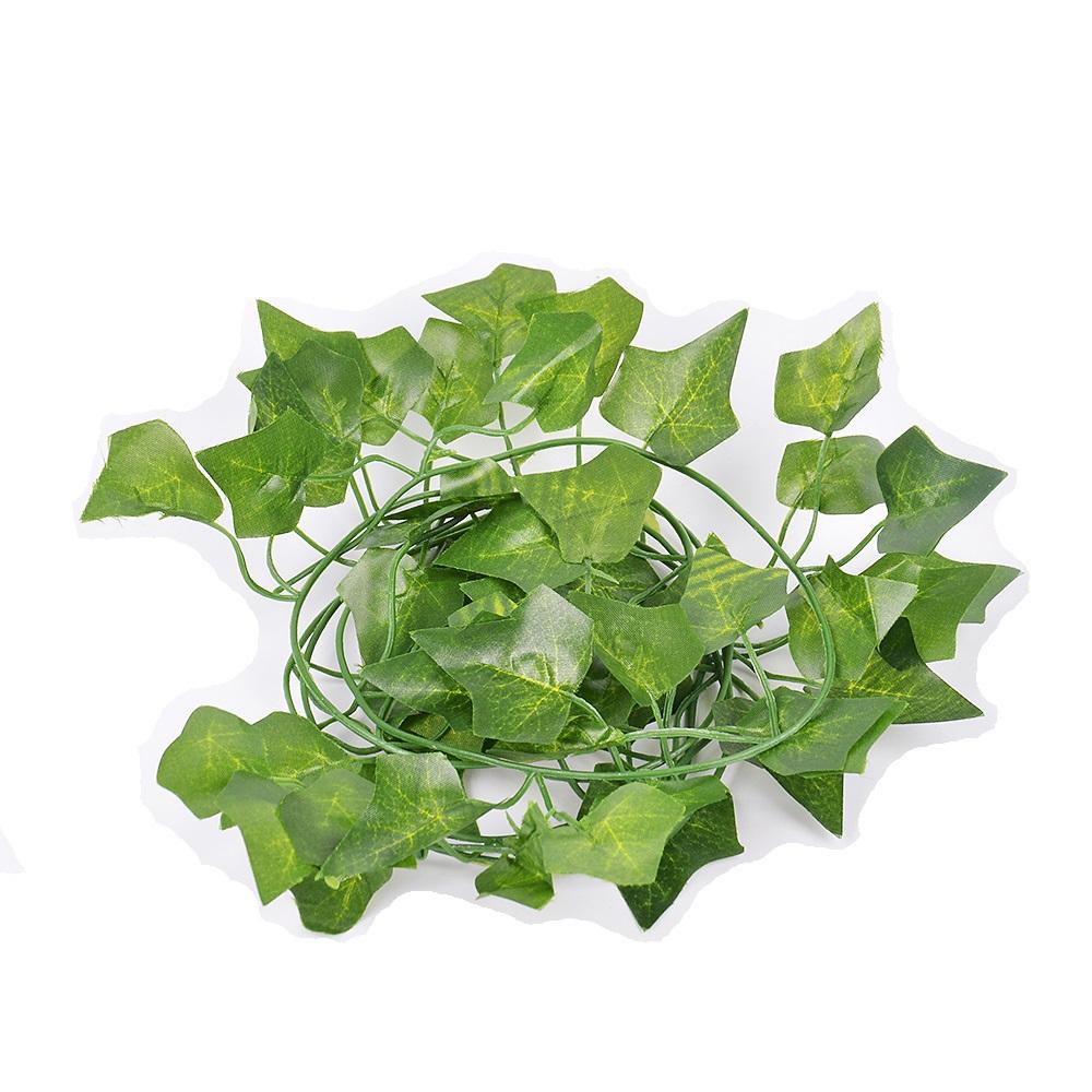 2.1M Artificial Hanging Plant Fake Vine Ivy Leaf Greenery Garland Garden Fence Exterior Decor Wall Wedding Home Party Decor