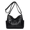 Solid Color Shoulder Crossbody Bag