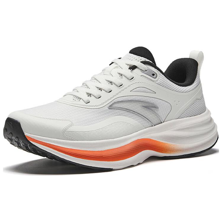 New Anta Light Cloud Non slip Lightweight Low top Running Shoes Men's Papyrus White 112445506-1