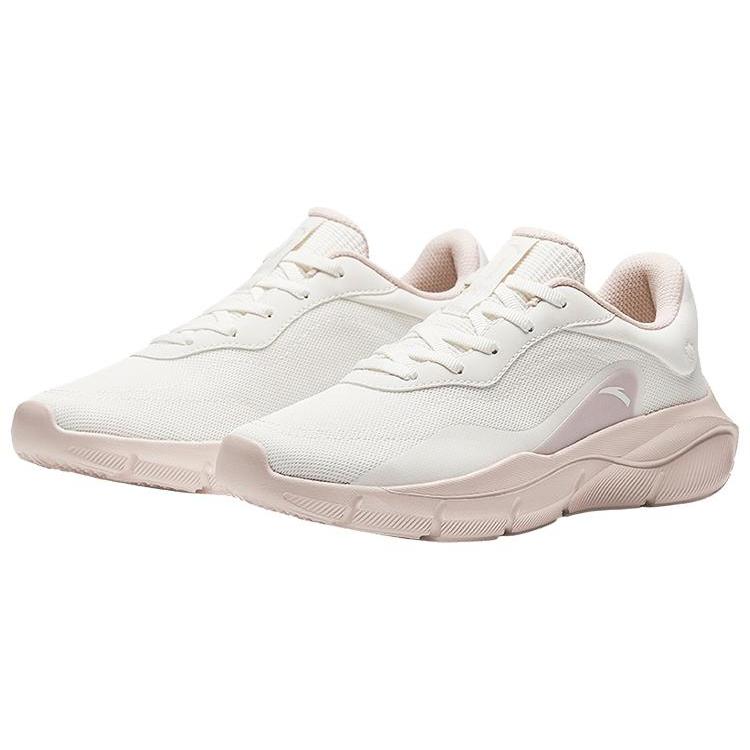 Anta Cushioning Slip Resistant Abrasion Resistant Low Top Training Shoes Women's White Gray 922347792-2