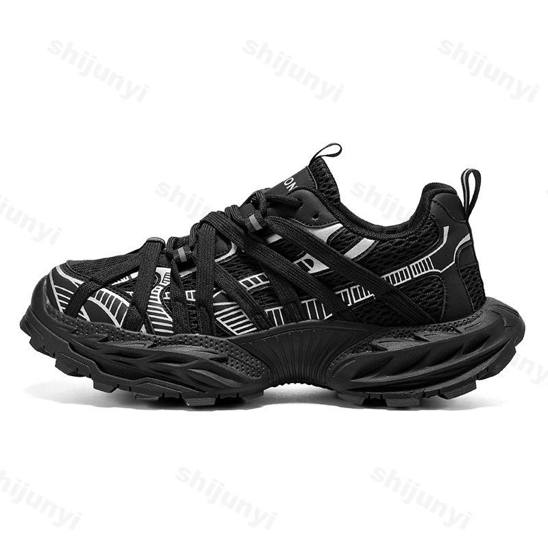Fashion 2025 Autumn New Mesh Breathanle Low Top Thick Sole Casual Men's Shoes Fashion Versatile Comfortable Niche Design Chunky sneakers