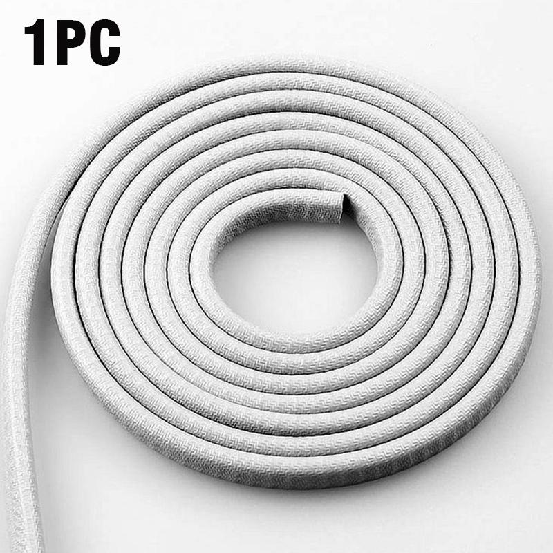 

5/10M with Steel Disc Car Door Anti Collision Strip Bumper Trim Edge Scratch Protector Strip Sealing Guard Styling Car Decor 5M серый