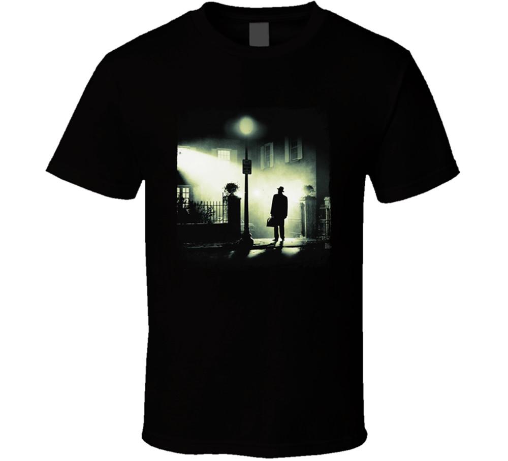 Exorcist, Horror Scary Dark Demon Halloween Ghost Movie Fan T Shirt Tee Gift New Unisex T-Shirt L