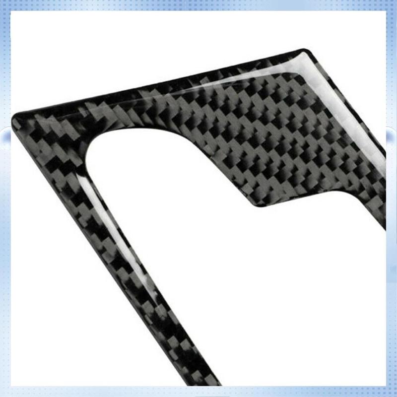 A51K-4Pcs Car Carbon Fiber Interior Door Handle Frame Trim Replace For -BMW X5 E70(2008-2013) X6 E71(2009-2014)