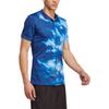 adidas Logo-Druck Pullover Poloshirt Herren Oberteile Victory-Blue IB4610