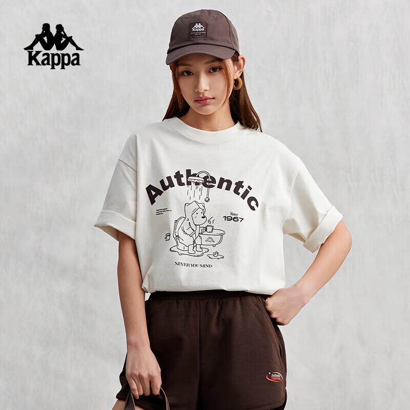 Kappa 2025 Summer Unisex Pure Cotton Short-Sleeve T-Shirt
