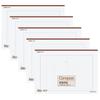 Campus Manuscript Vertical 50 Brown Set of Paper, Writing, B4, 20x20, Sheets, Ruled, 5, K-60X5