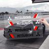 2Pcs Car Logo Door Side Stickers Waterproof Body Decal For Mitsubishi Asx Lancer Pajero 4 Outlander 3 Xl L200 EX10 X Colt Pajero