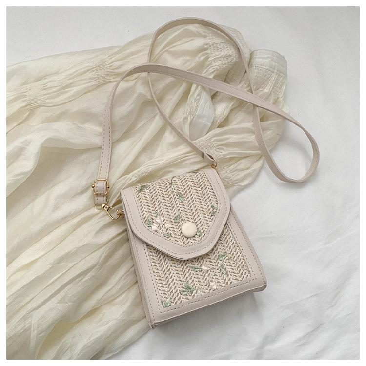 

Премиальная текстура мини-сумка для мобильного телефона женская 2024 новая ретро универсальная сумка-мессенджер для поездок на работу маленькая квадратная сумка белый