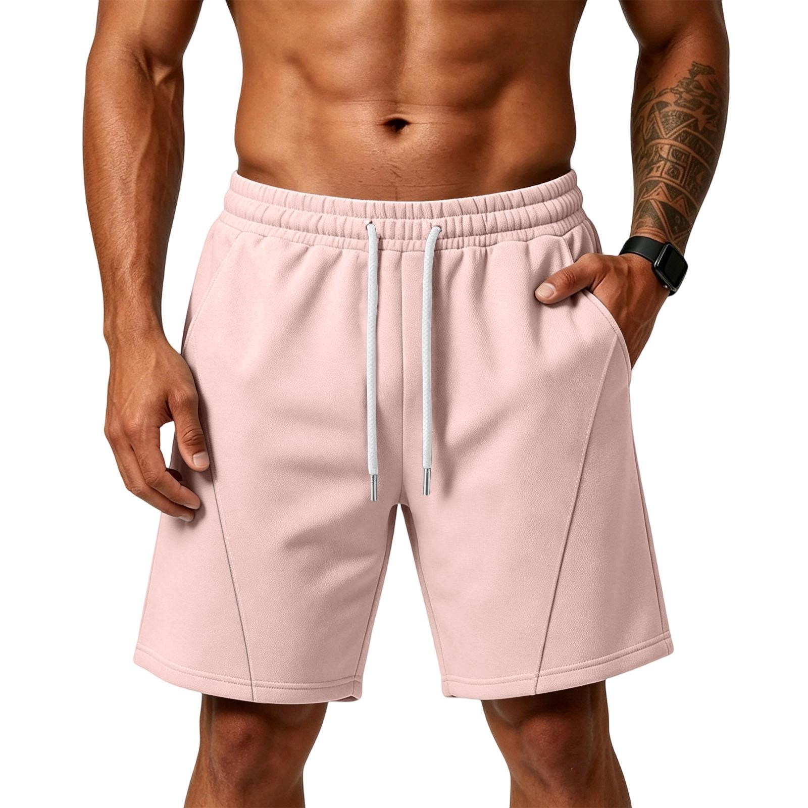 Master key Heren shorts casual sportshorts voor mannen met zakken sportshorts mannen trainingsshorts mannen voor hardlopen en training L