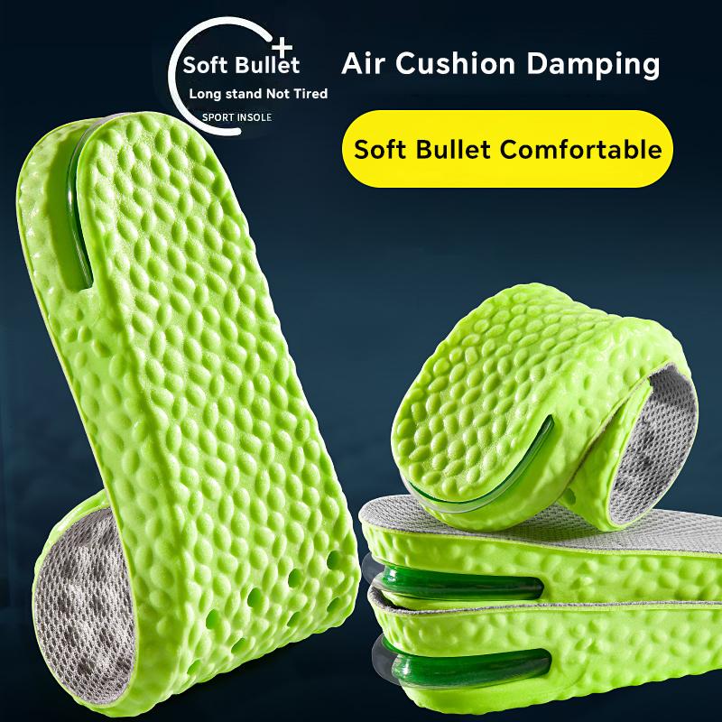 1 Par Höjdökande innersulor Mjuka och bekväma löparinnersulor är 1,5-3,5 cm (0,59-1,38 tum) inlägg för fotupphöjning