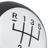 Renault Clio II 01-08 Gear Shift Knob SILVER, Black Pattern