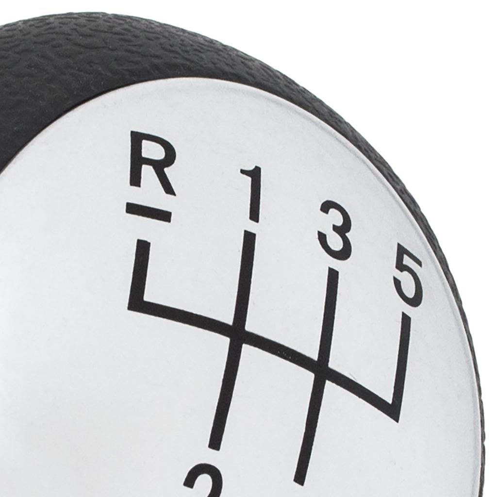 Renault Clio II 01-08 Gear Shift Knob SILVER, Black Pattern