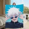 Comfort Warm Soft Plush Blanket Suitable for Sofa Living G-Gojo Room S-Satoru Office Bedroom Travel Anime Manga Flannel Gift