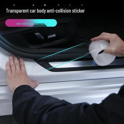 Universal Transparent Car Door Edge Anti-Scratch Protection Strip