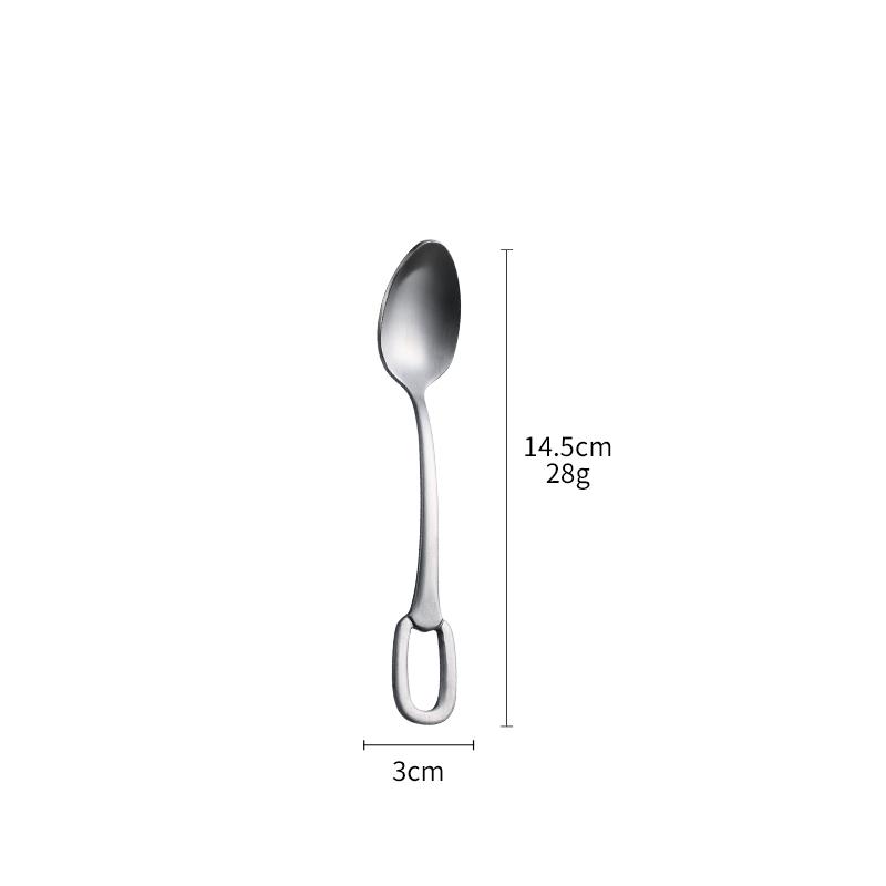 

1 предмет роскоши столовые приборы из нержавеющей стали нож вилка ложка столовые приборы столовая посуда ручка подвесной дизайн настраиваемый логотип набор столовых приборов