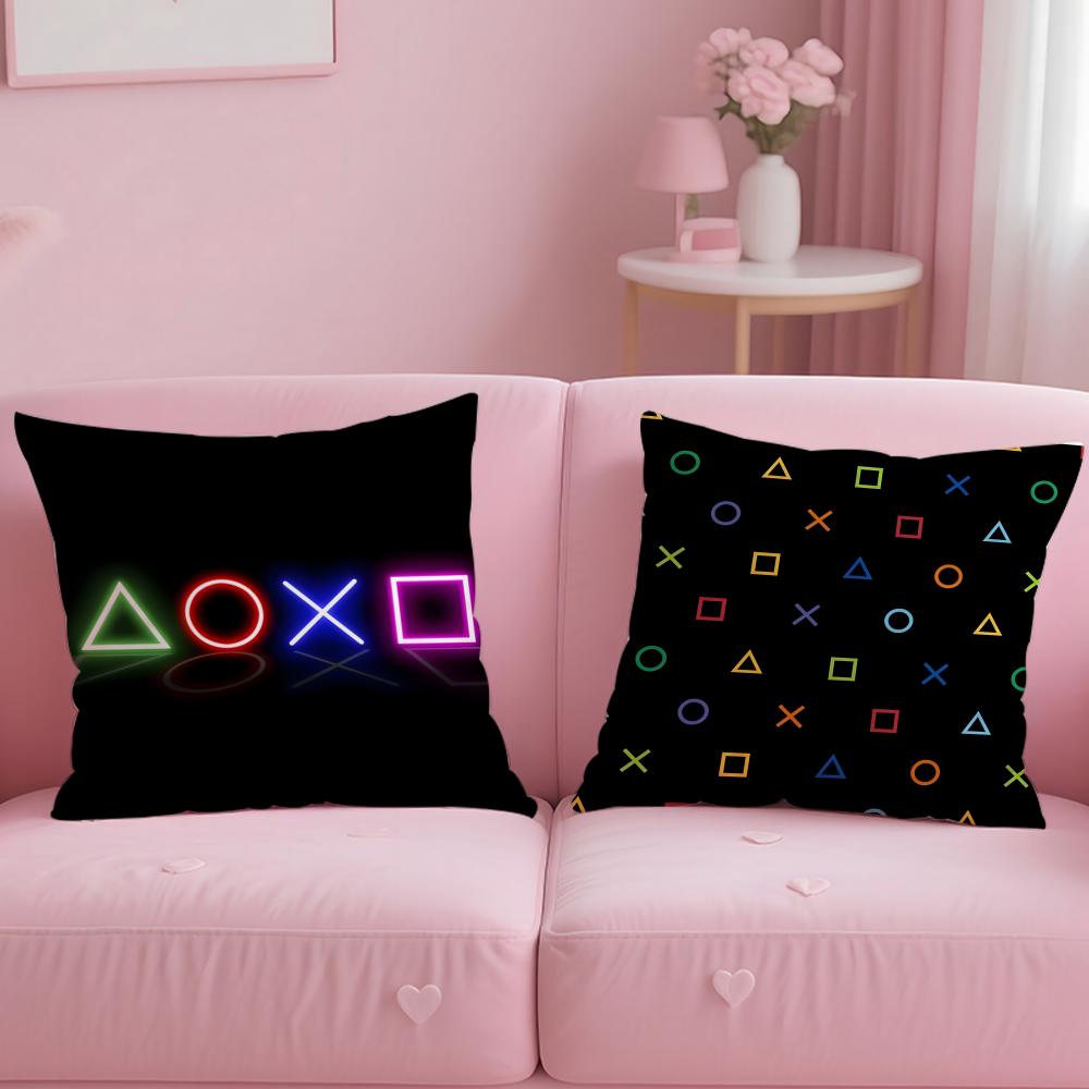Classic Game Console Xbox Cushion Cover Soft  EasyWash Pillow Case  Versatile for Couch Bed Travel and Office