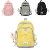Canvas School Backpack For Middle School Students With Large Capacity And Comfortable Archshaped Straps For Boys And Girls