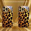 Buntes Leopardenmuster Luxuriöse High-End Handyhülle Galvanisierte Glas-Handyhülle für iPhone 17161514131211pm Pro Plus